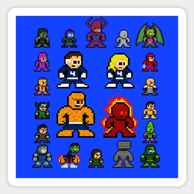 8bit Fantastic Heroes Pixel Sprites Sticker by 8-BitHero